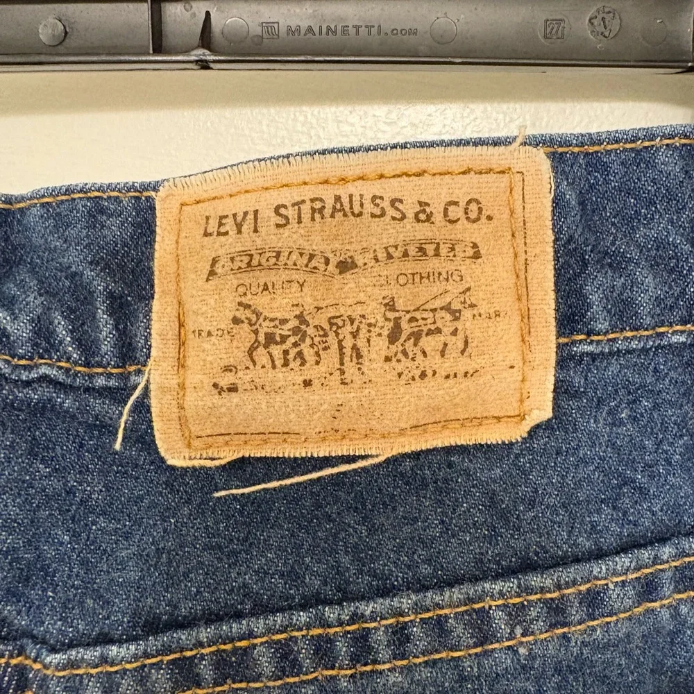 Vtg 90s Levis 540 Orange Tab Jeans Mens 34x29 Relaxed Tapered Blue Denim USA
